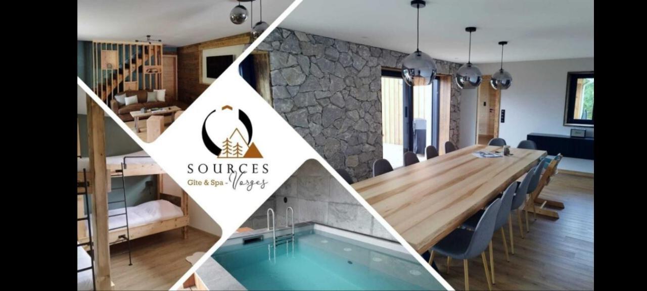 제라르메르 O Sources Gite & Spa - Gite De Montagne, Piscine, Jacuzzi 빌라 외부 사진